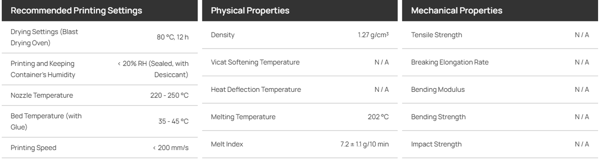 PVA for Bambu Lab 0.5KG Dissolved in Water Support Filament 3D Print Filament
