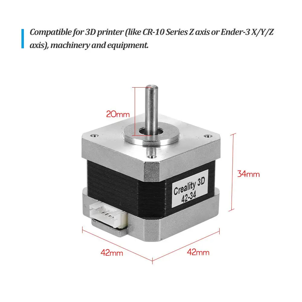 3D Printer 42 40 42 34 X/Y/Z/E Axis Stepper Motor For 3D Creality Ender-3 3S 3Pro Ender-5 CR-10 10S 3D Printing Machine Motors