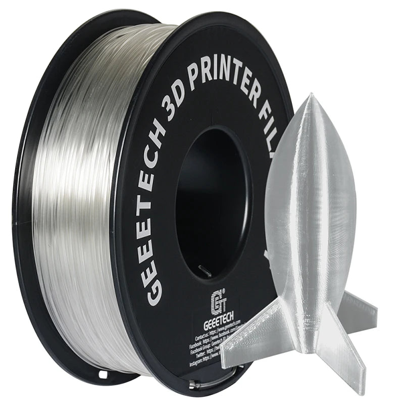 GEEETECH 3D Printing Materials Filament PLA For FDM 3D Printer Pure pla 1 kg (2.2lbs) Vacuum Packaging 1.75mm +-0.03mm