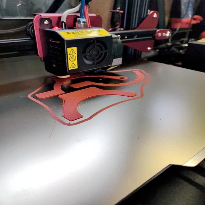 3D Printer Smooth PEI Spring Steel Sheet PEI Build Plate Platform 320x310mm For CR-10S Pro,Ender 3 Max,Kobra Plus 3D Printer