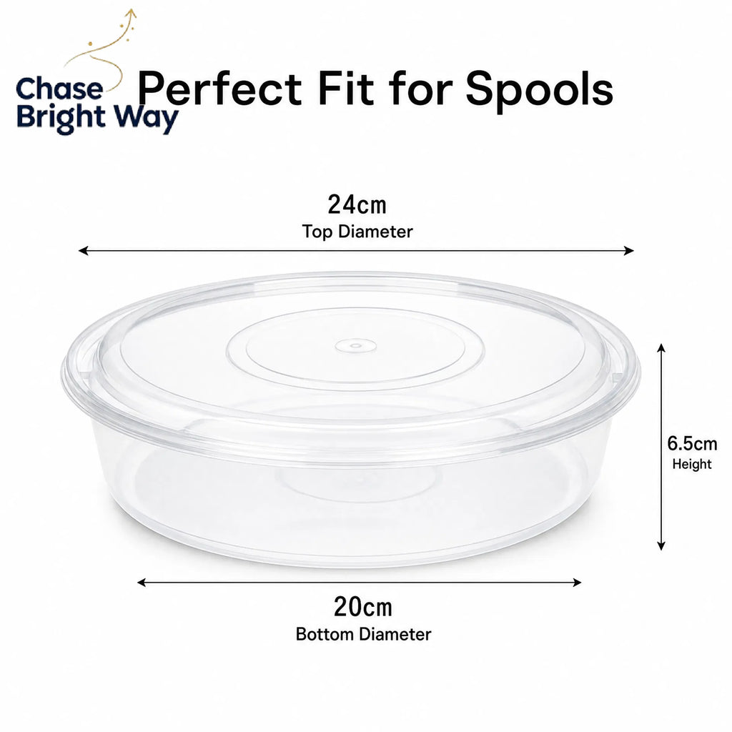 3D Filament Storage Box 10 Pack Transparent Stackable Dust Proof Moisture Proof Cases for 3D Printing Hobby Storage