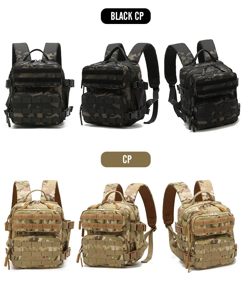 New Camping Hiking Backpack Tactical Molle 900D Men&Women School Bag Outdoor Gym Ruckdack Shoulder Pack with Dual Cup Holder