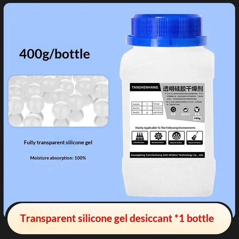 3D Printer Filament Silica Gel Desiccant Reusable Color Changing 400g Easy to Regenerate for Daily 3D Printing Use