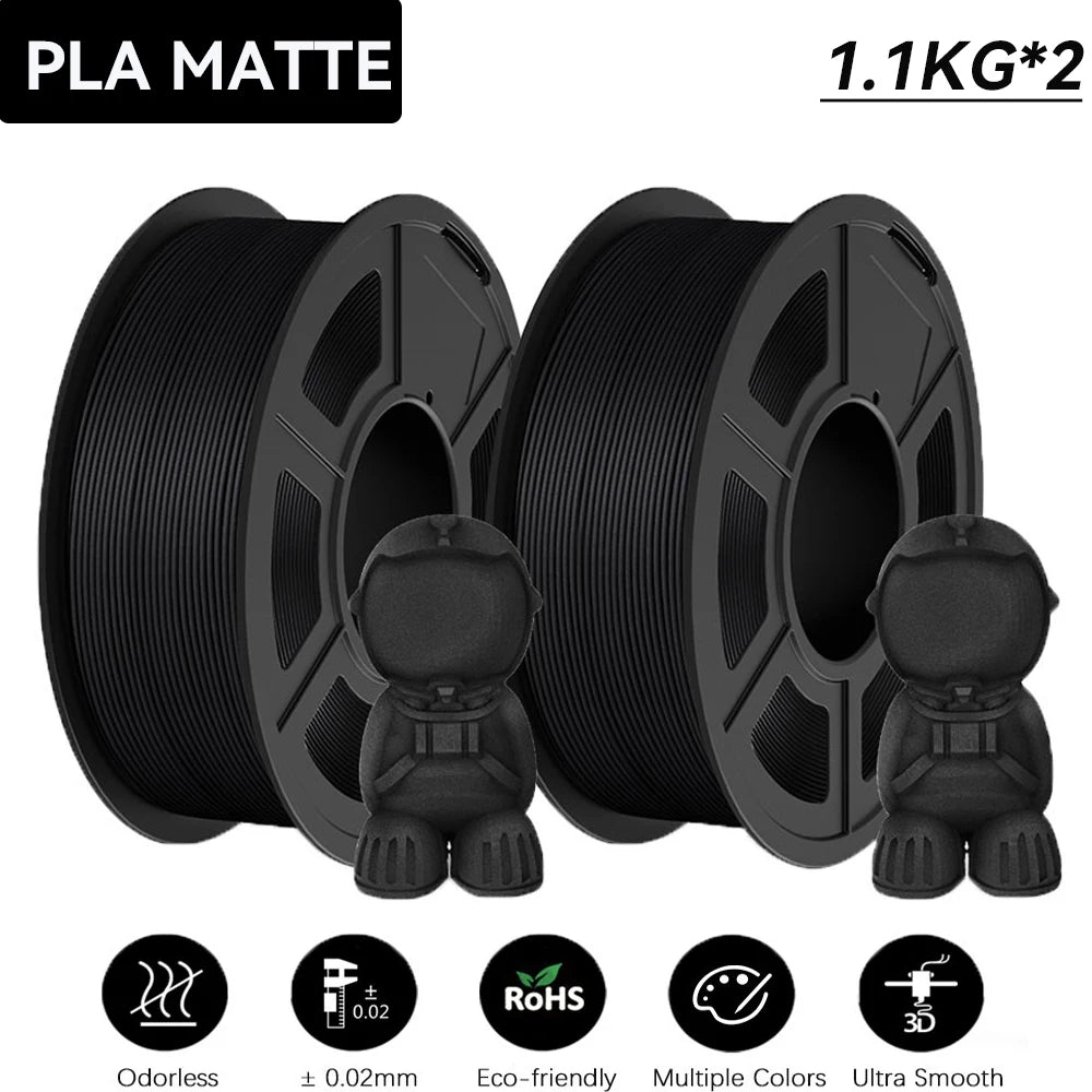 JAYO 3D Printer PLA/PETG/PLA+ /PLA META /SILK/ASB/TPU  Filament 1.75mm 2Roll 1.1KG/0.65KG 3D Printer Filament for 3D Printer