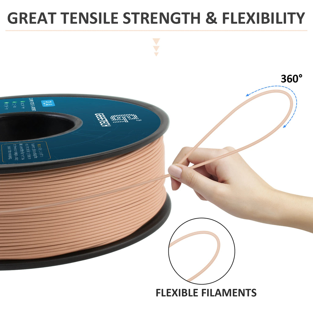 Geeetech 3d printer Filament Matte PLA Plastic 1kg 1.75mm,Tangle-Free, 3d printing consumables, vacuum packaging,fast shipping