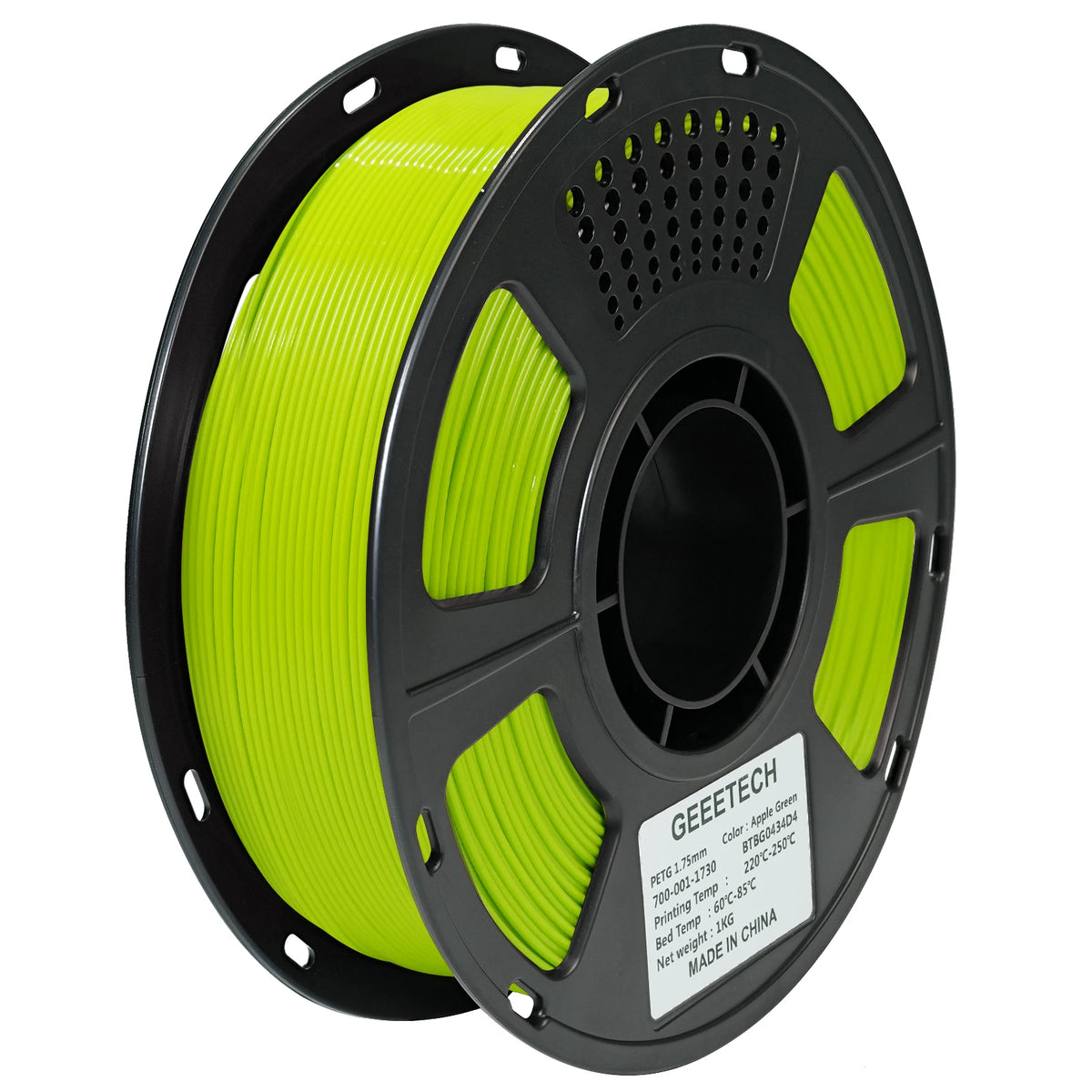 GEEETECH 1kg 1.75mm 1KG(2.2LBS) Pure PETG, 3D Printer Filament, Vacuum Packaging, Tangle-Free, 3D Printing Materials