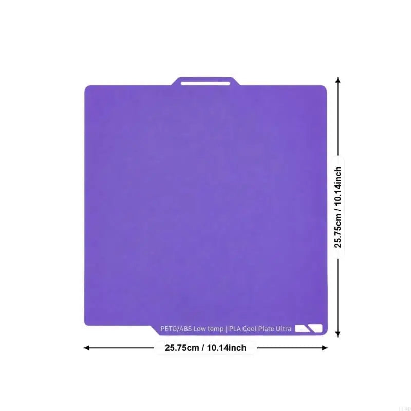 3D Printer Cool Build Plate with Smooth Front and Back Printing Areas, Room-Temperature Printing Support and Gentle Bending H8WD
