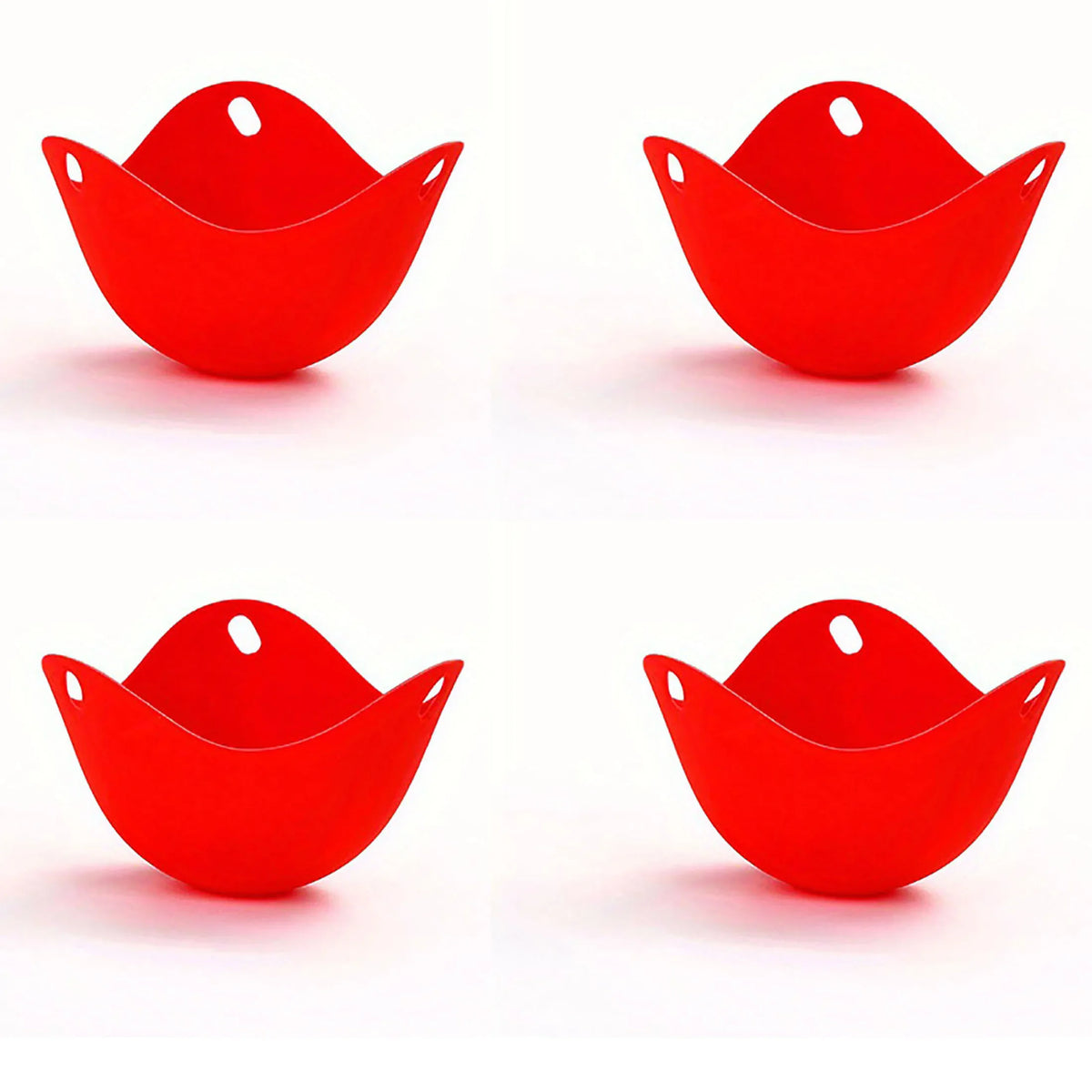 4pcs Silicone Egg Poachers Cups Egg Boiler Mold Cup for Microwave Air Fryer Stovetop Eggs Steaming Egg Maker Kitchen Gadgets
