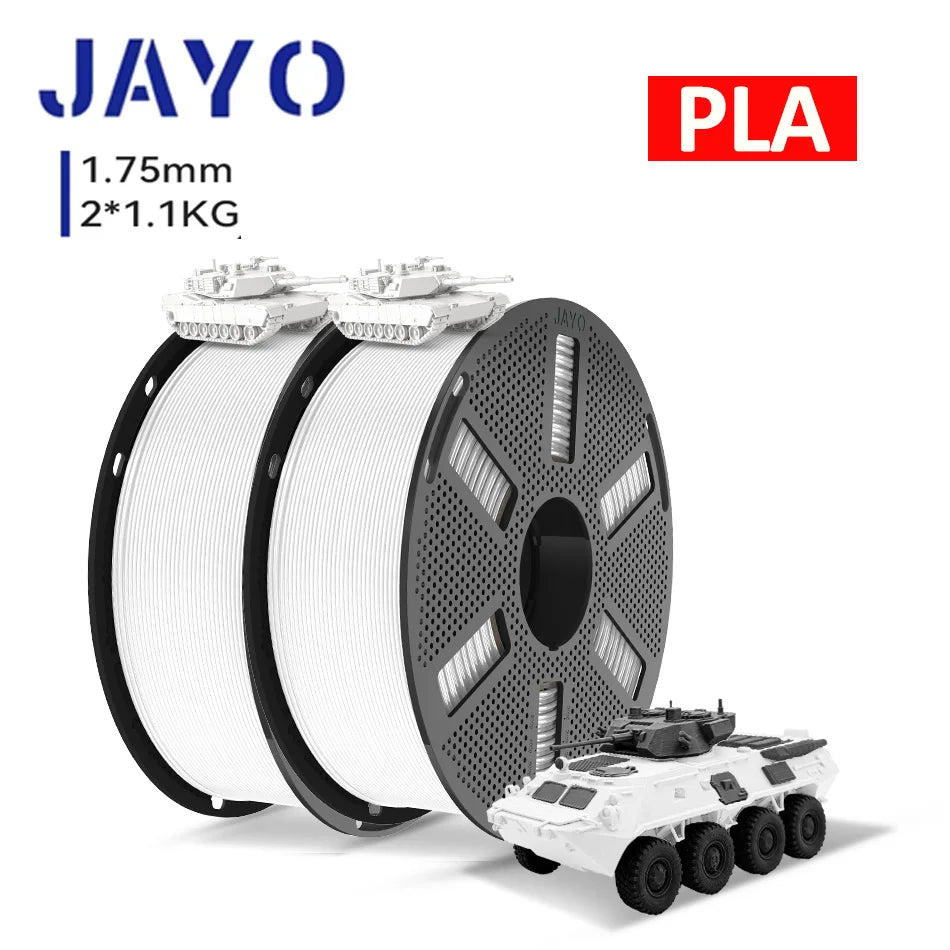 JAYO 3D Printer PLA/PETG/PLA+ /PLA META /SILK/ASB/TPU  Filament 1.75mm 2Roll 1.1KG/0.65KG 3D Printer Filament for 3D Printer