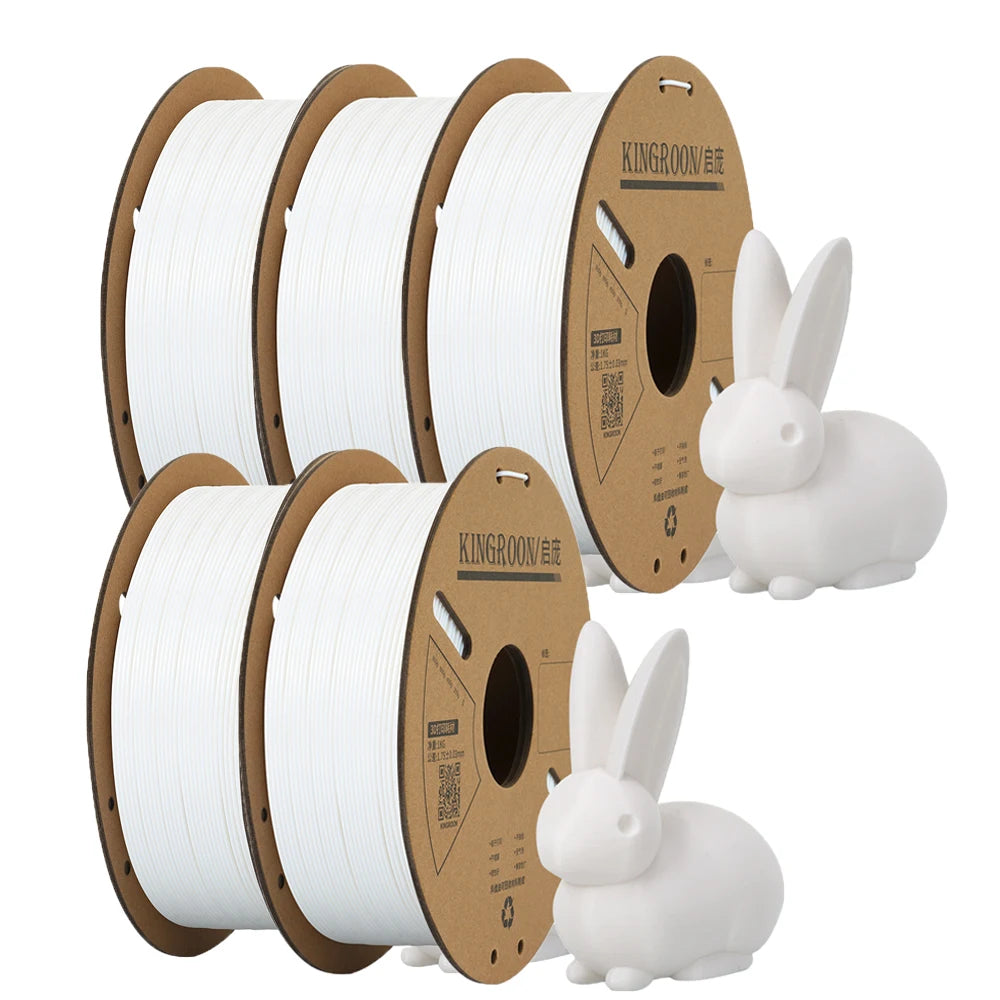 KINGROON PLA Filament 1.75mm 3D Printer Filament 5/10Rolls 3D Printing Plastic Material 100% No Bubble for FDM 3D Printer MIX
