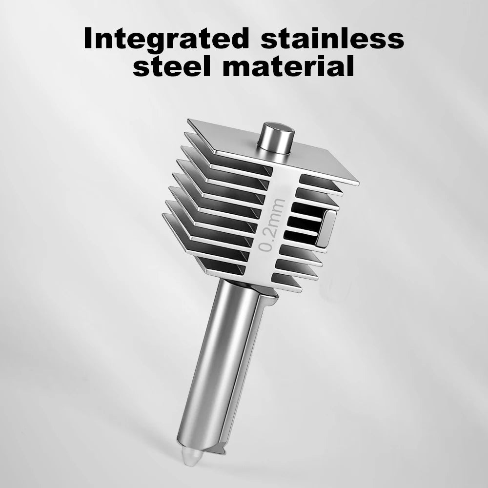 3D Printing Accessories A1/A1 Mini Integrated Nozzle Hotend Kit Stainless Steel 0.2/0.4/0.6/0.8mm For Bambu Lab A1/A1 Mini