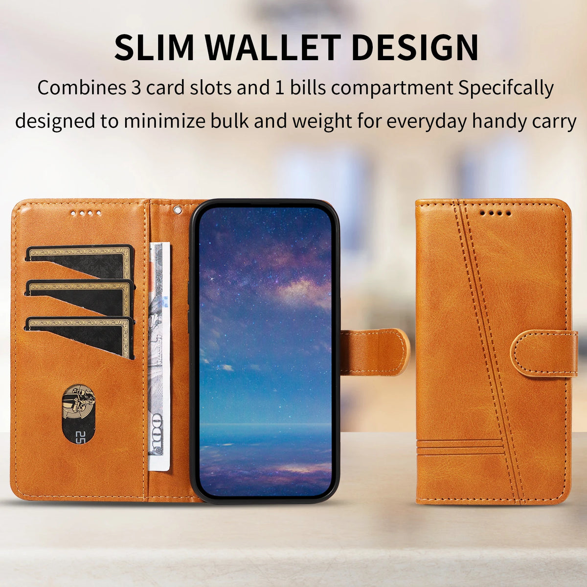 Leather Wallet Phone Case For iPhone 16e 16 Pro Max 15 14 13 Mini 12 11 X XS XR SE2 SE3 8 7 6s Plus Flip Card Slot Holder Cover