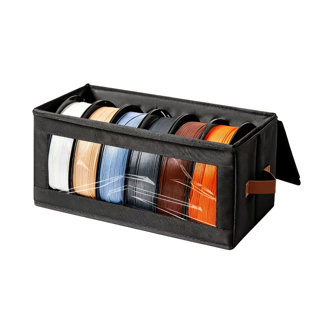 3D Filament Dryer with Desiccants Filament Rack and Organizer Box 4 Spools 1KG for 3D Printing Enthusiasts Home Studio Workshop
