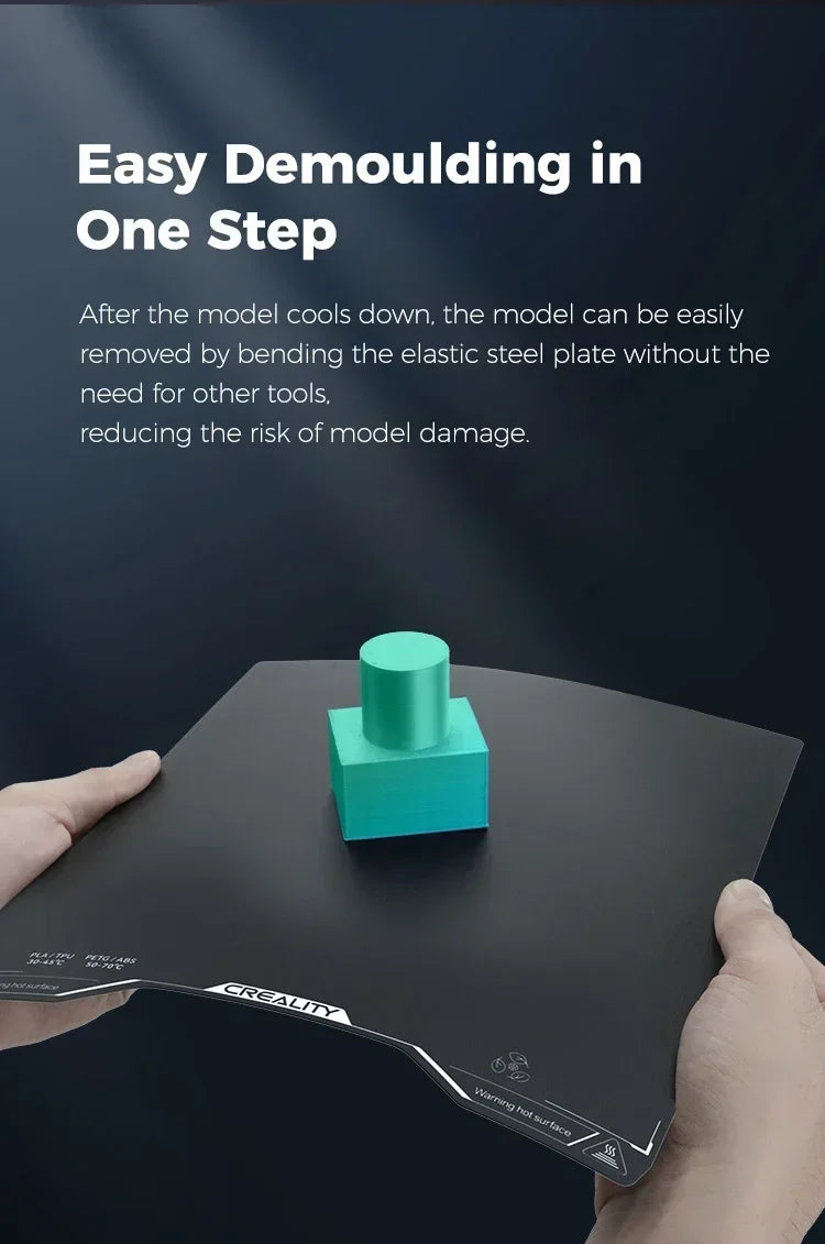 Creality Hi Build Plate Low Temperature Cold Printing  High Adhesion Double-Sided Printing Plate for 3D Printer Parts 280*265mm