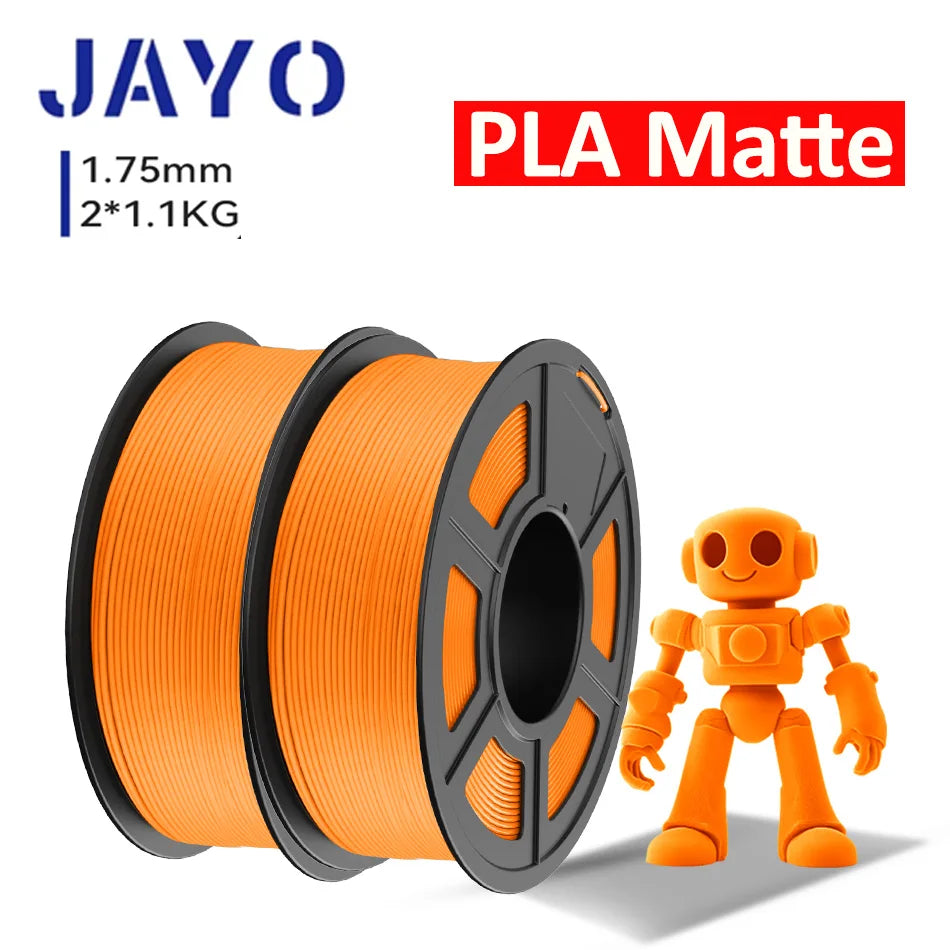JAYO 3D Printer PLA/PETG/PLA+ /PLA META /SILK/ASB/TPU  Filament 1.75mm 2Roll 1.1KG/0.65KG 3D Printer Filament for 3D Printer
