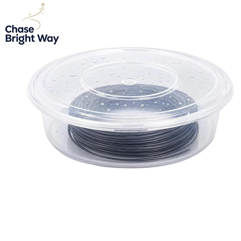 3D Filament Storage Box 10 Pack Transparent Stackable Dust Proof Moisture Proof Cases for 3D Printing Hobby Storage