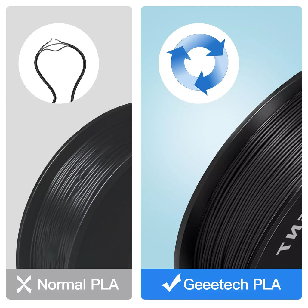 GEEETECH Silk PLA 3d Filament Wire 1kg 1.75mm Spool Wire 3D Printer Material 3D Print Refills, Fast Delivery Vacuum Package