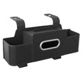 Car Seat Organizer with Tissue Box & 2 Cup Holder Car Backseat Hanging Storage Box for Snacks/Drinks Universal Stowing Tidying