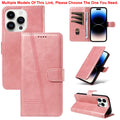 Leather Wallet Phone Case For iPhone 16e 16 Pro Max 15 14 13 Mini 12 11 X XS XR SE2 SE3 8 7 6s Plus Flip Card Slot Holder Cover