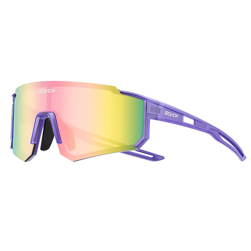 SCVCN Sweet Pink Bike Cycling Glasses Bicycle Photo Accessories Golf Eyepieces Camping Sunglasses UV400 Outdoor Sports Equipment