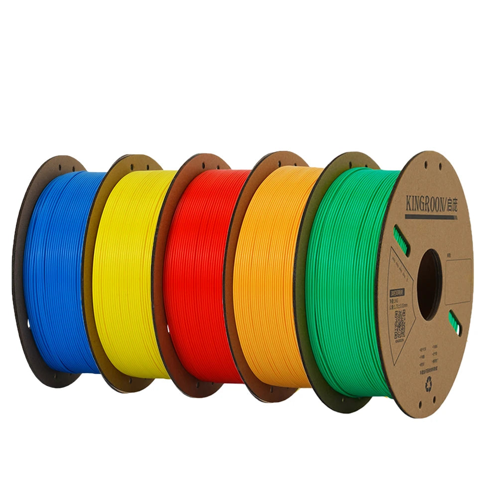 KINGROON PLA Filament 1.75mm 3D Printer Filament 5/10Rolls 3D Printing Plastic Material 100% No Bubble for FDM 3D Printer MIX