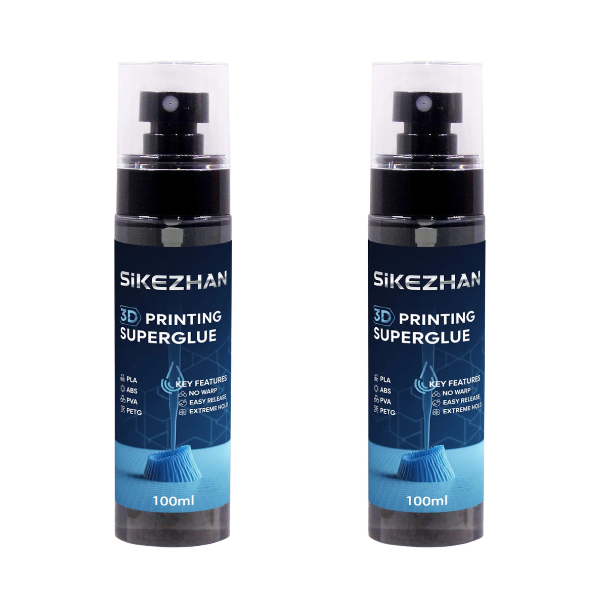 3D Printing Bed Glue, Build Plate Adhesion Booster, Reduce Warping, Easy Part Removal, Compatible with PLA ABS PETG, Glass/PEI