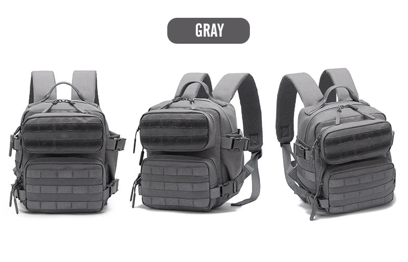 New Camping Hiking Backpack Tactical Molle 900D Men&Women School Bag Outdoor Gym Ruckdack Shoulder Pack with Dual Cup Holder