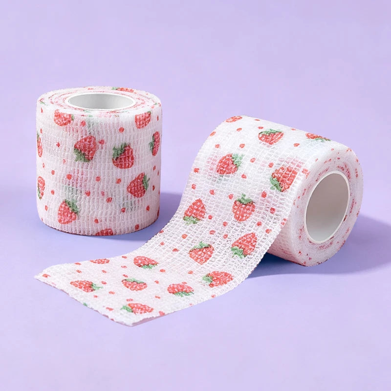 5/10pcs Athletic Wrap Tape Self Adhesive Elastic Bandage Elastoplast Sports Protector Knee Finger Shoulder Tattoo Accessories