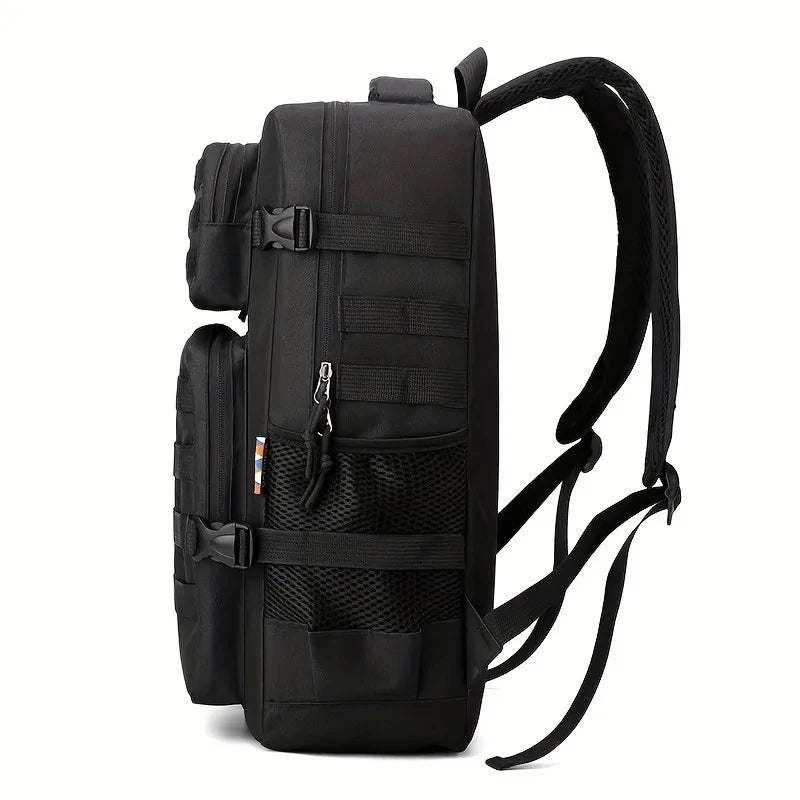 Tactical Backpacks Men's Camouflage Backpack, Hiking And Camping Backpack, LargeCapacity Multi-layer Outdoor Sports Backpack