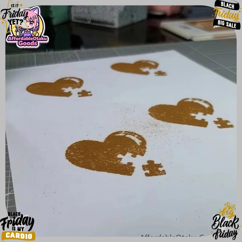 3D Printed Camera Shaped Coffee Latte Art Stencil V2 New Version 30 Printing Stencil Cards Home Barista Tool DIY Coffee Kit Cafe