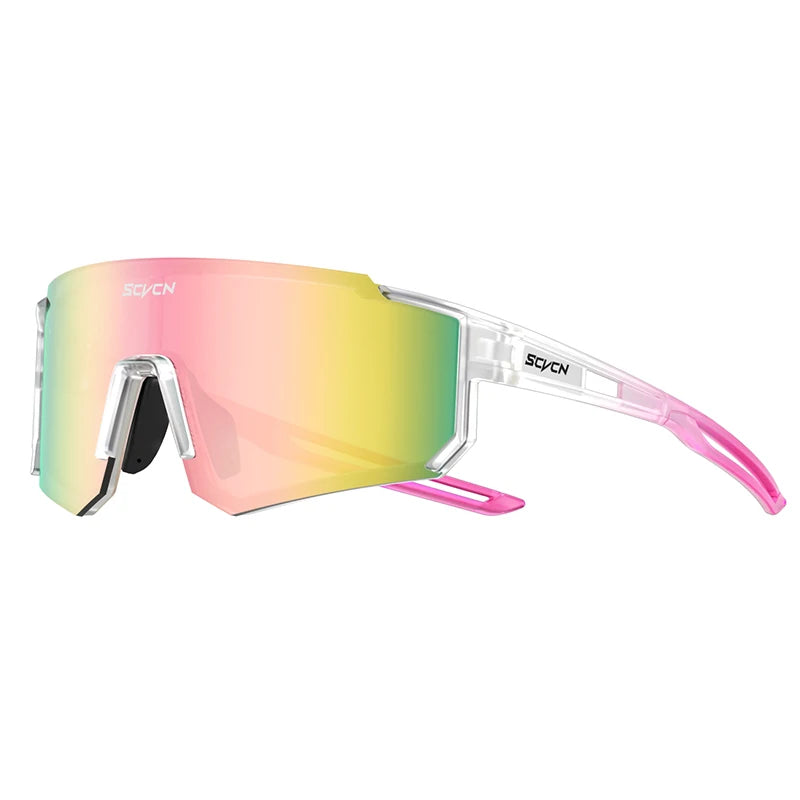 SCVCN Sweet Pink Bike Cycling Glasses Bicycle Photo Accessories Golf Eyepieces Camping Sunglasses UV400 Outdoor Sports Equipment