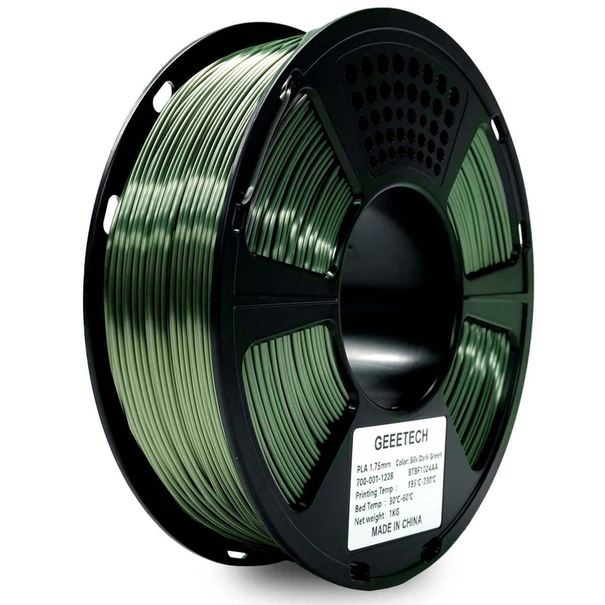 GEEETECH Silk PLA 3d Filament Wire 1kg 1.75mm Spool Wire 3D Printer Material 3D Print Refills, Fast Delivery Vacuum Package