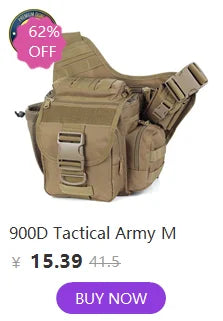 New Camping Hiking Backpack Tactical Molle 900D Men&Women School Bag Outdoor Gym Ruckdack Shoulder Pack with Dual Cup Holder