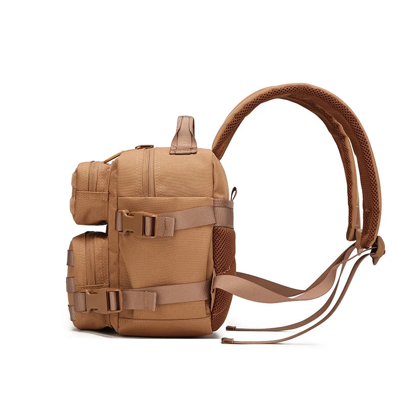 New Camping Hiking Backpack Tactical Molle 900D Men&Women School Bag Outdoor Gym Ruckdack Shoulder Pack with Dual Cup Holder