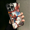 HOT Plating Phone Case For iPhone 17 17e 16e 16 15 14 13 12 11 Pro Max Mini Air Plus Anti-Fall Airabag Cool Spiders Mans