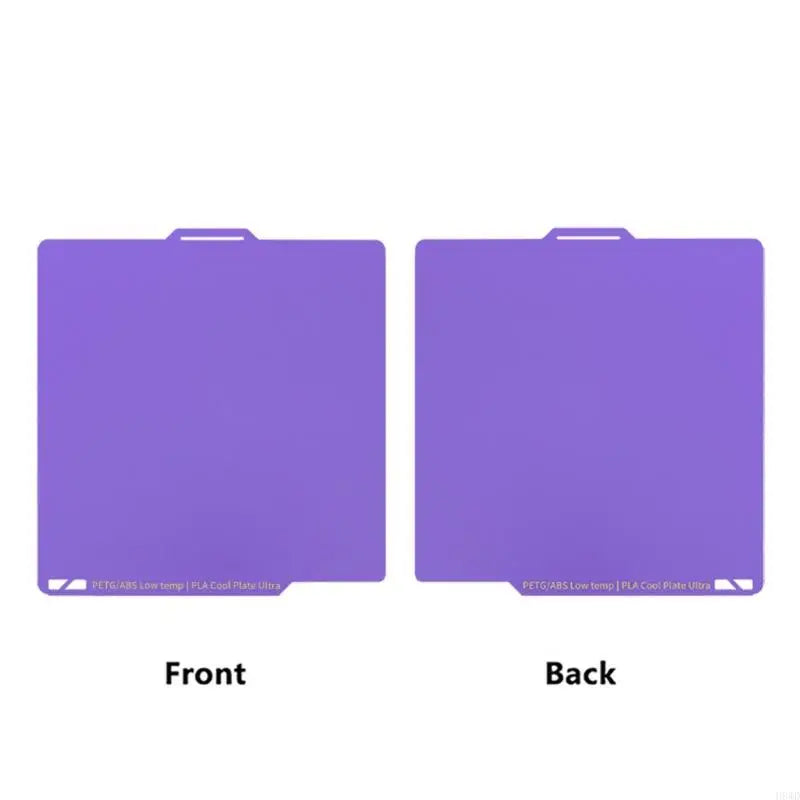 3D Printer Cool Build Plate with Smooth Front and Back Printing Areas, Room-Temperature Printing Support and Gentle Bending H8WD