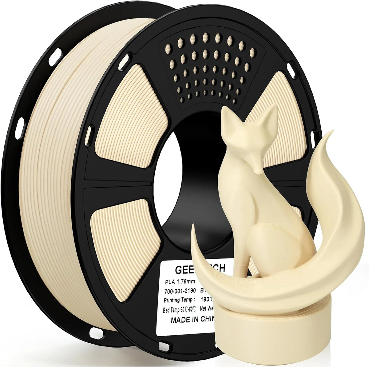 GEEETECH 1roll/1kg 1.75mm PLA Silk PLA  Filament Vacuum Packaging Overseas Warehouses Various Colors For 3D Printer Fast Ship