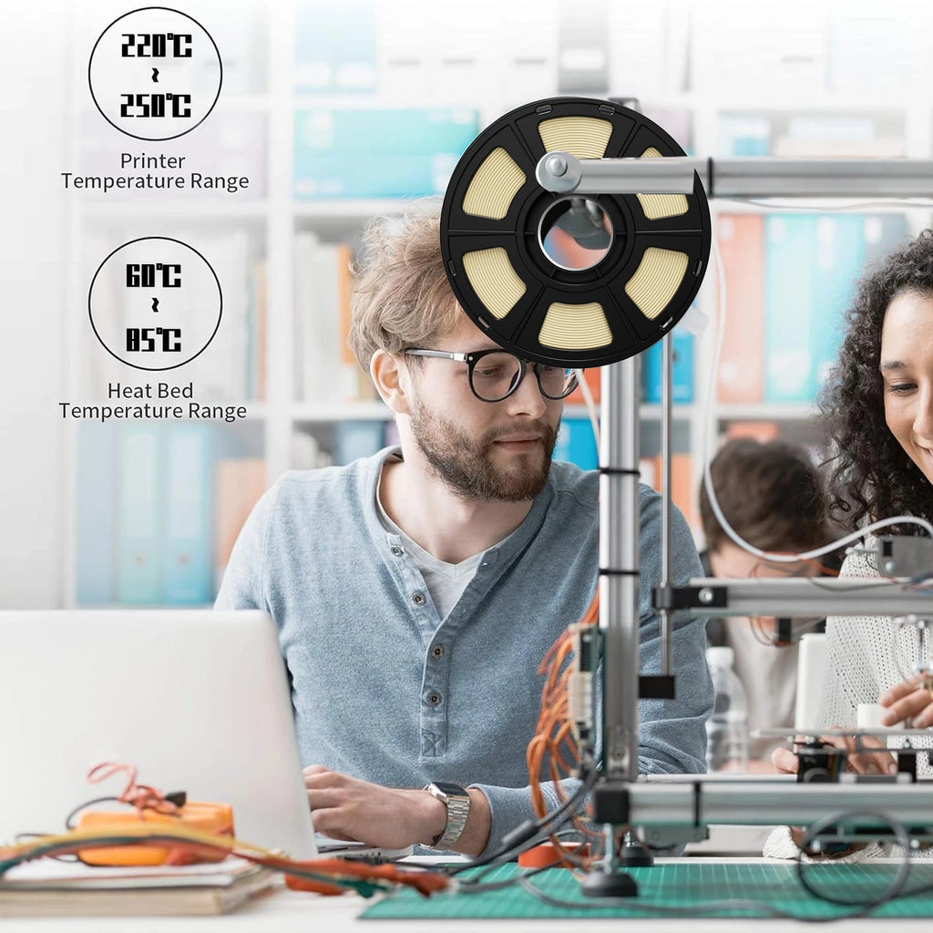 GEEETECH 1kg 1.75mm 1KG(2.2LBS) Pure PETG, 3D Printer Filament, Vacuum Packaging, Tangle-Free, 3D Printing Materials