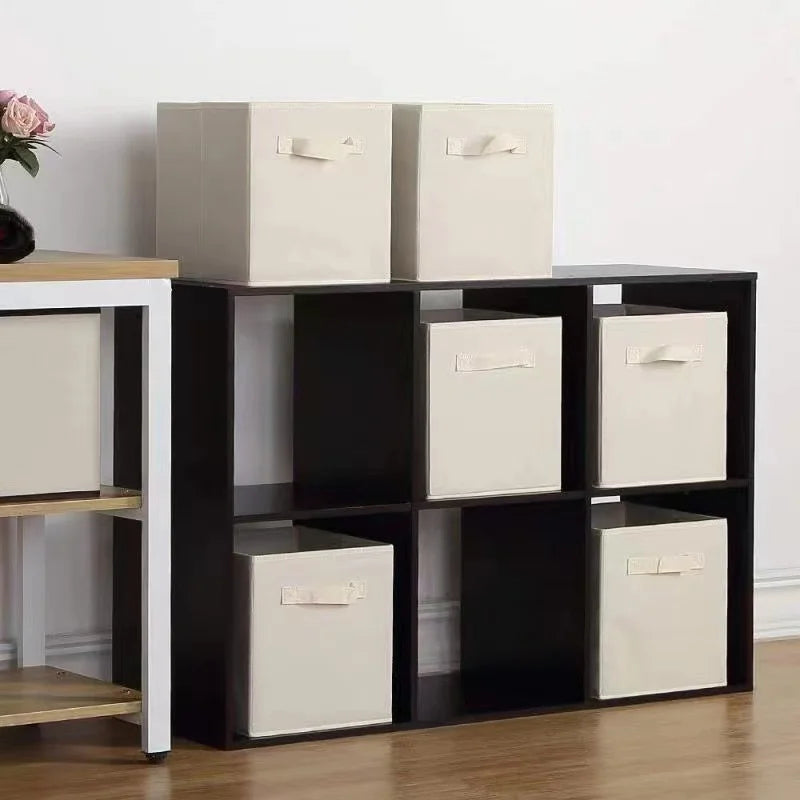 26x26x28cm Cubes Bins Pure Color Non Woven Square Storage Box Clothes Toys Sundries Storage Box Wardrobe Drawer Organizer