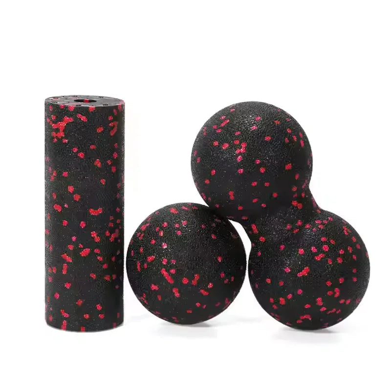 Yoga Peanut Balls Body Massage Fascia Ball Suit Foam Block High Density Muscle Relaxation Lacrosse Exercise Fitness Relieve Pain