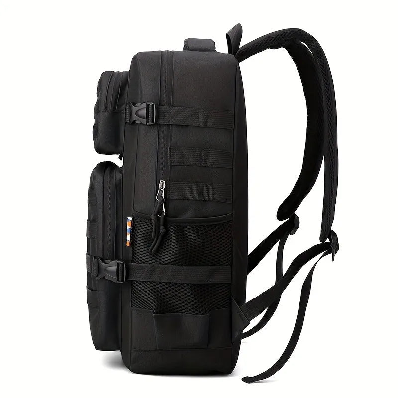 Tactical Backpacks Men's Camouflage Backpack, Hiking And Camping Backpack, LargeCapacity Multi-layer Outdoor Sports Backpack