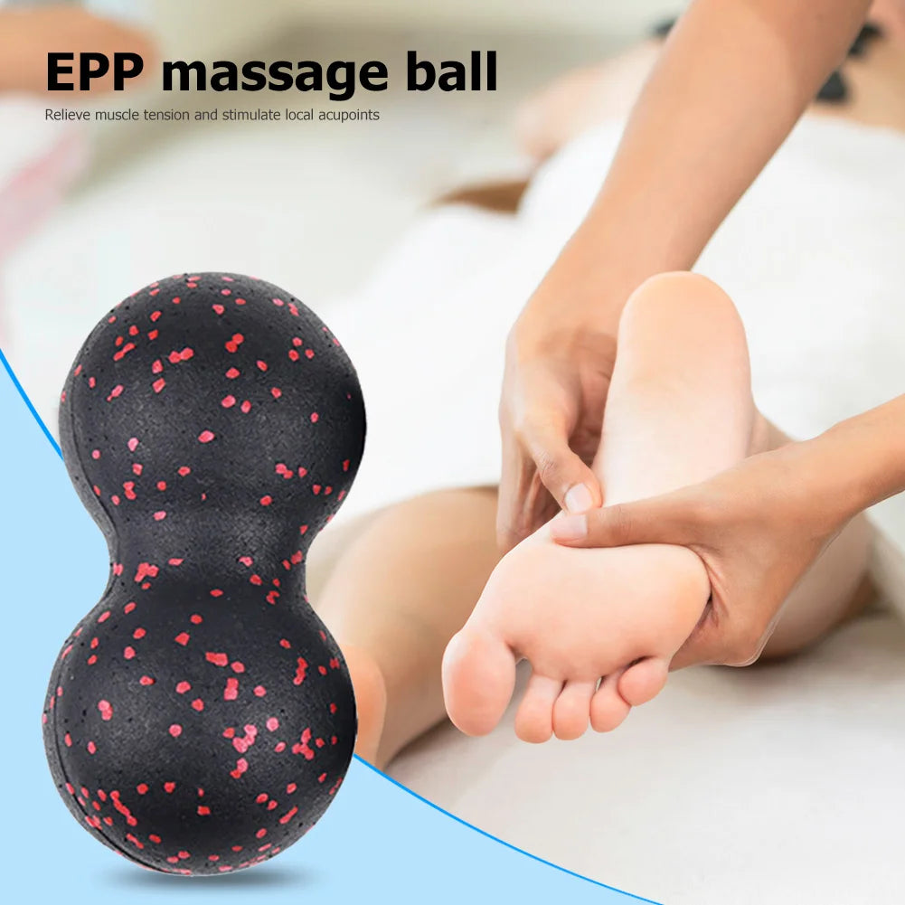 Yoga Peanut Balls Body Massage Fascia Ball Suit Foam Block High Density Muscle Relaxation Lacrosse Exercise Fitness Relieve Pain