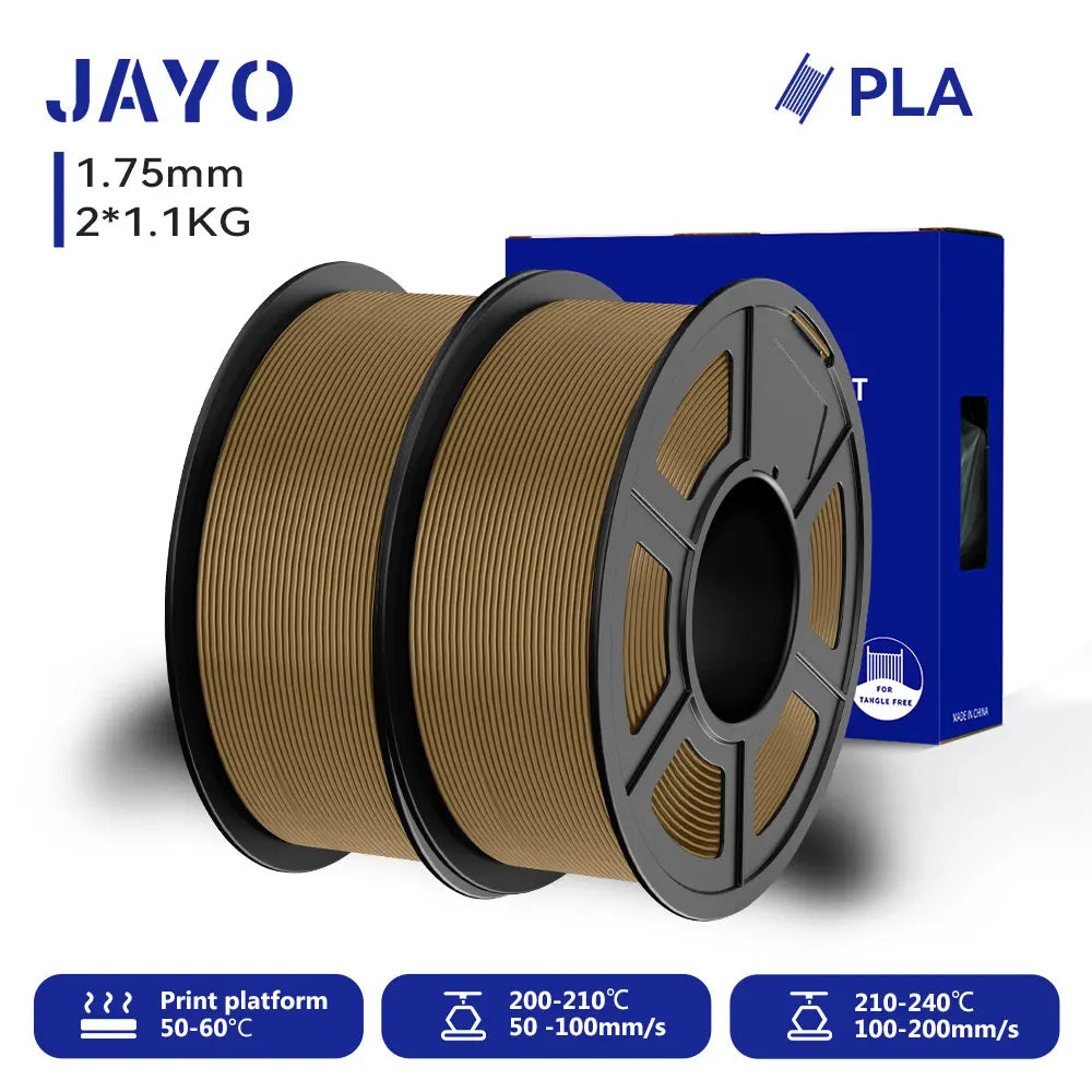 JAYO 3D Printer PLA/PETG/PLA+ /PLA META /SILK/ASB/TPU  Filament 1.75mm 2Roll 1.1KG/0.65KG 3D Printer Filament for 3D Printer