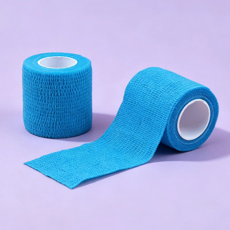 5/10pcs Athletic Wrap Tape Self Adhesive Elastic Bandage Elastoplast Sports Protector Knee Finger Shoulder Tattoo Accessories
