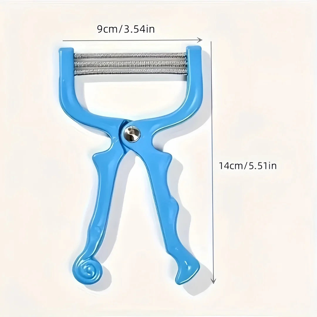 Safety Facial Hair Removal Device for Facial and Lip Hair Portable Painless Handheld Spring Bend Color Beauty Hair Removal Tool