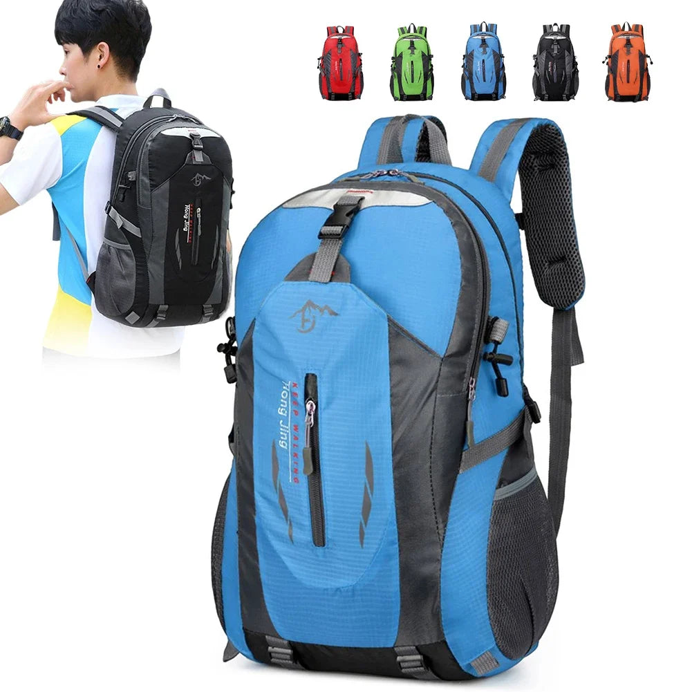 Men Sports Backpack Women Outdoor Travel Backpack Waterproof Motorcycle Backpack Hiking Lightweight Trekking Fishing Duffel Bag