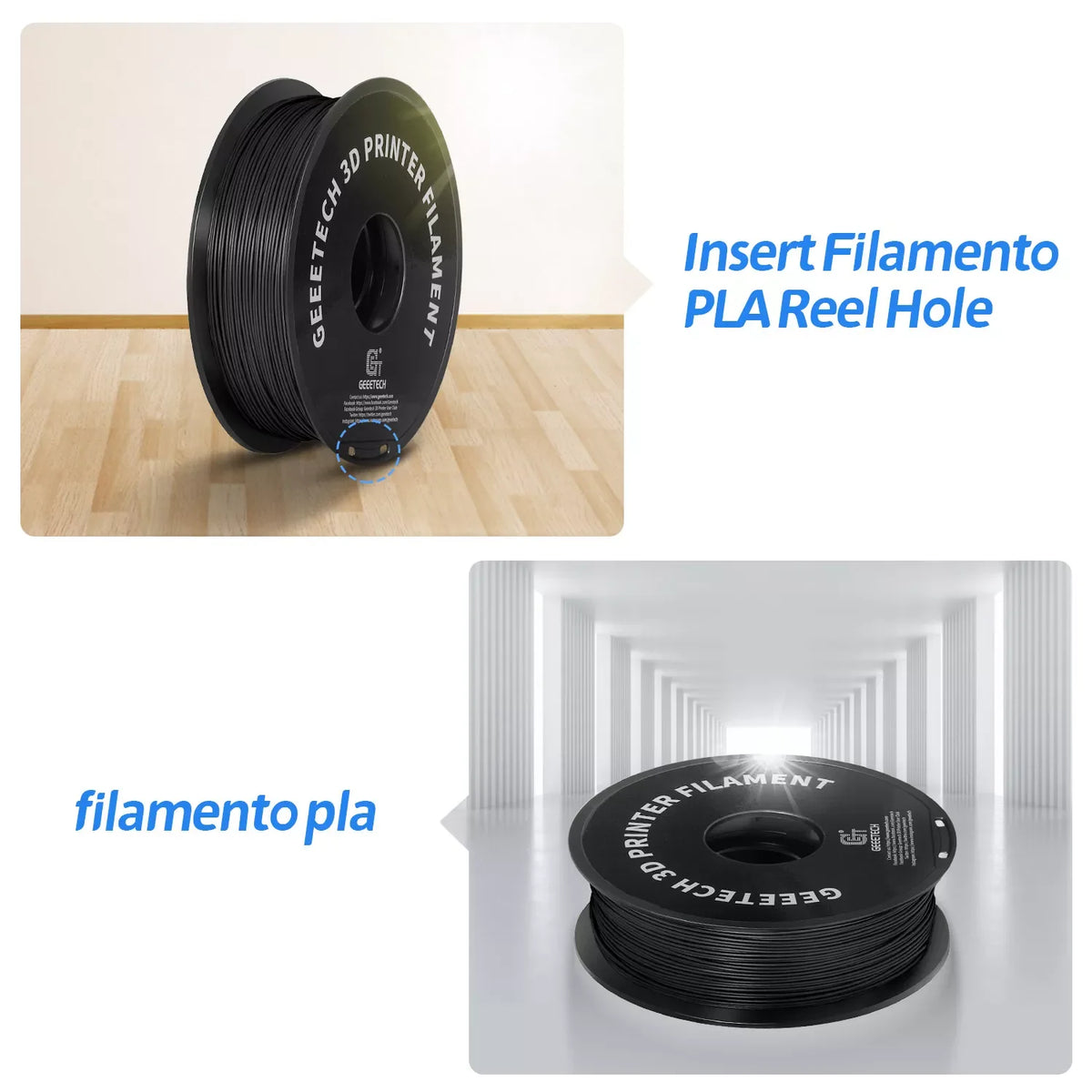 GEEETECH Silk PLA 3d Filament Wire 1kg 1.75mm Spool Wire 3D Printer Material 3D Print Refills, Fast Delivery Vacuum Package
