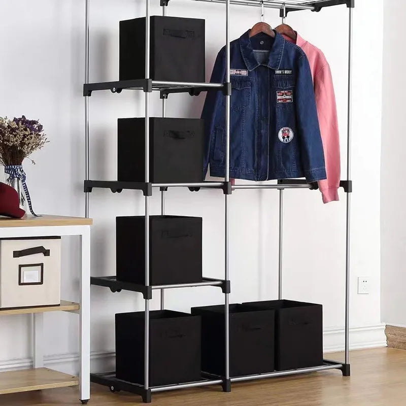 26x26x28cm Cubes Bins Pure Color Non Woven Square Storage Box Clothes Toys Sundries Storage Box Wardrobe Drawer Organizer