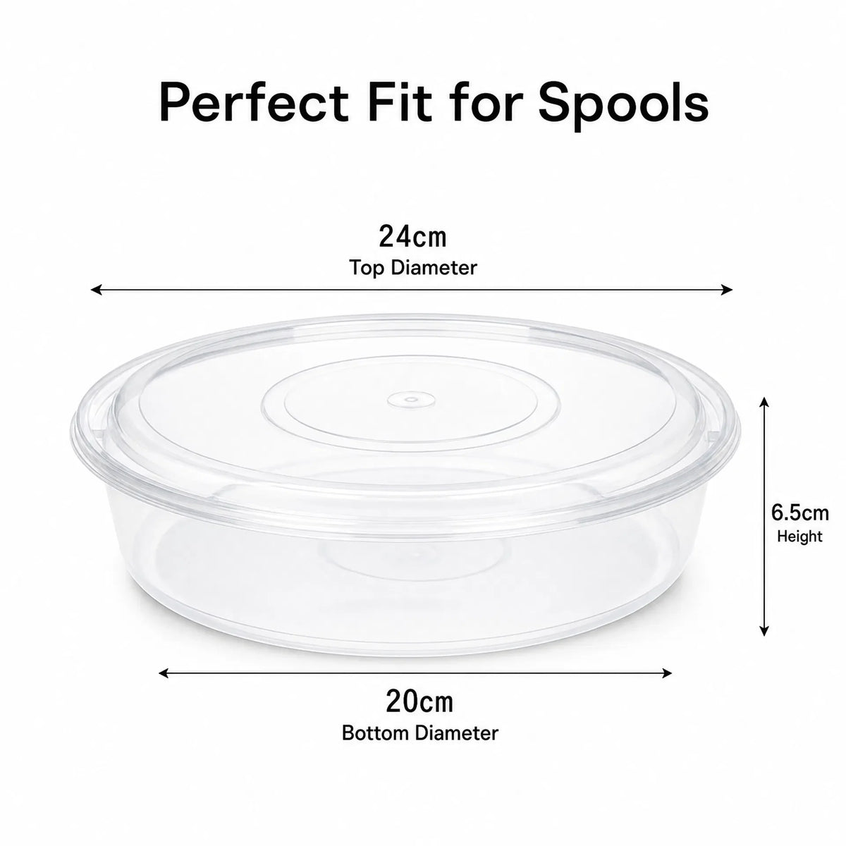 3D Filament Storage Box 10 Pack Transparent Stackable Dust Proof Moisture Proof Cases for 3D Printing Hobby Storage