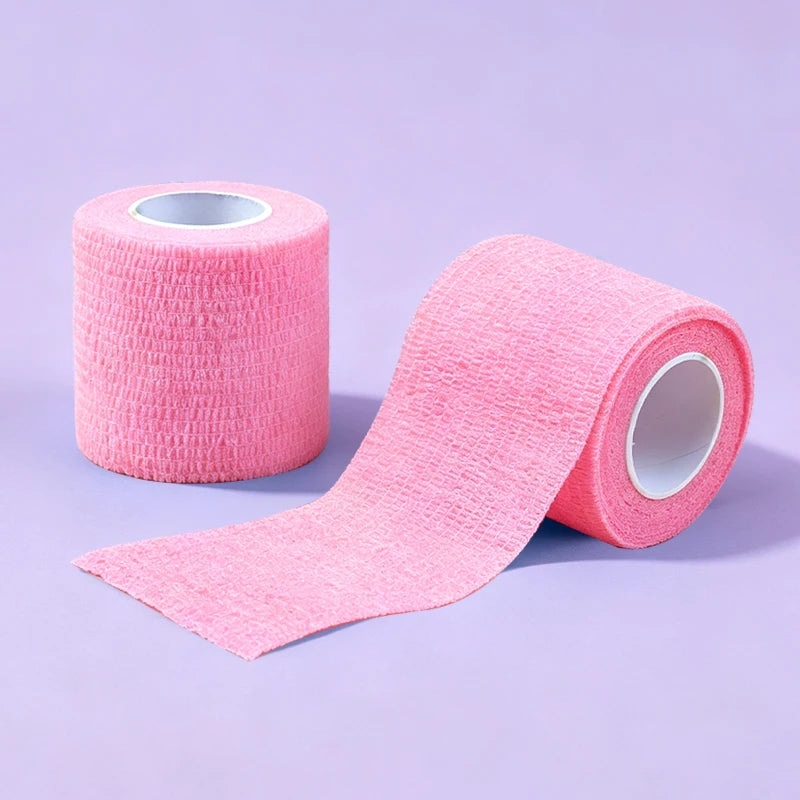 5/10pcs Athletic Wrap Tape Self Adhesive Elastic Bandage Elastoplast Sports Protector Knee Finger Shoulder Tattoo Accessories